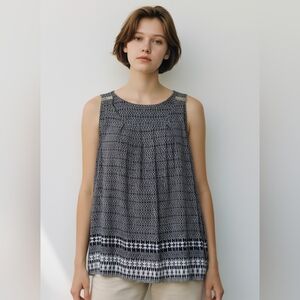 Rafaella Monochrome Patterned Top